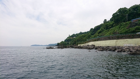 米神堤防で海釣りを楽しむ　メジナ・メバルが釣れた (2)