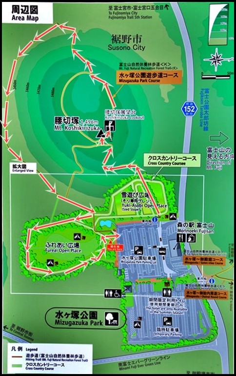 水ヶ塚公園　地図