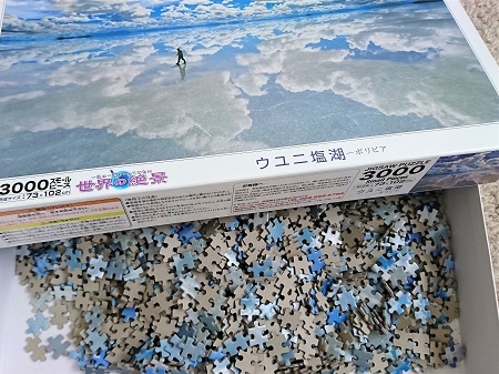 2020 ジグソーパズル「ウユニ塩湖」②