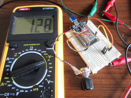 ESP32のアナログポートの特性測定