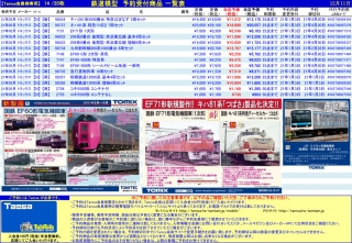 ≪鉄道≫予約受け付け表(33-25)20201211-14
